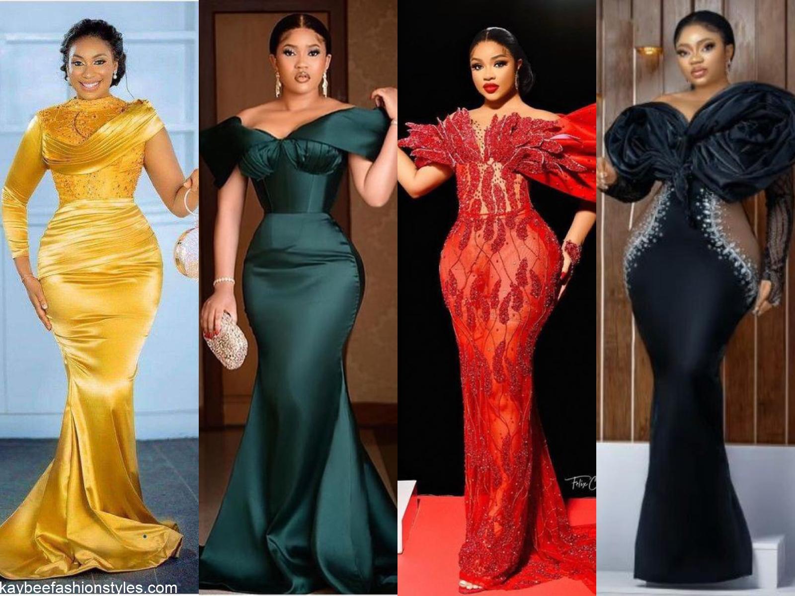 35 Most Beautiful Ever Classy Dinner Gown Styles In Nigeria Now