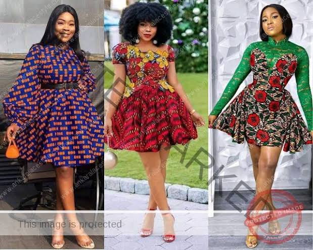 45 Simple Ankara Short Gown Styles for Everyday Slay